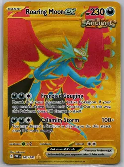 Roaring Moon ex 262/182 Hyper Rare Paradox Rift Pokemon Holo Near Mint - Image 1