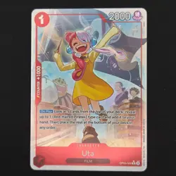 One Piece TCG Uta OP09-002 R Alt Art English - NM - Image 1