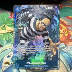 Mr.3 (Galdino) OP16-056 SR Alt Art One Piece The Time Of Battle - Image 1