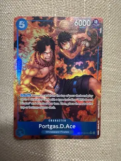 Portgas.D.Ace TR OP08-052 Royal Blood OP10 Foil Treasure Rare One Piece Alt Art - Image 1