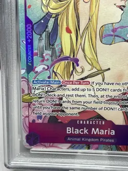 2025 One Piece Promos Illustration Box Vol.2 - Black Maria #074 - PSA 10 - Image 5