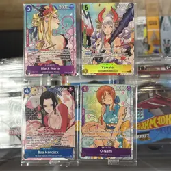 One Piece illustration box vol 1 & 2 promos O-nami, Boa, Yamato, Maria Sealed! - Image 1