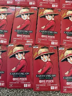 One Piece TCG OP-13 Carrying On His Will Sleeved Booster Pack Lot of 20 English - Image 3
