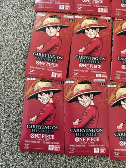 One Piece TCG OP-13 Carrying On His Will Sleeved Booster Pack Lot of 20 English - Image 4
