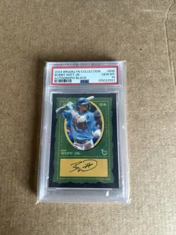 2024 Topps Brooklyn Collection Bobby Witt Jr. Black Auto PSA 10 - Image 1