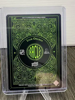 2024-25 Upper Deck #O-47 Liam Ohgren Oracles Rare - Image 2