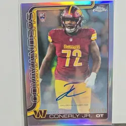 2025 Topps Chrome - Rookie Auto Josh Conerly Jr. Refractor /499 - Image 1