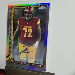 2025 Topps Chrome - Rookie Auto Josh Conerly Jr. Refractor /499 - Image 4