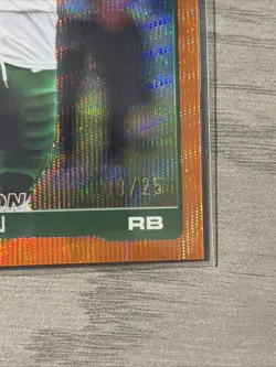 2025 Topps Chrome - Braelon Allen #240 Orange Wave Refractor /25 - Image 4