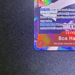 One Piece Boa Hancock Alt Art OP12-014 SR Legacy of the Master English - Image 3