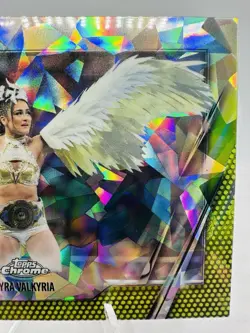 2026 Topps Chrome WWE Sapphire Lyra Valkyria Gold Refractor /50 - Image 3