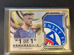 2026 Futera Incredible Series Milan Skriniar Slovakia 1/1 Match Worn! - Image 1