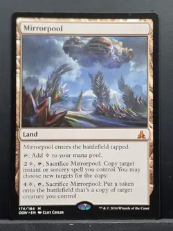 1 X MTG Magic The Gathering Oath of the Gatewatch Mirrorpool Mythic Near Mint - Image 1