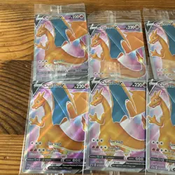 10 x Sealed Pokemon Charizard V Swsh050 Champions Path ETB Promo Cards - Image 2