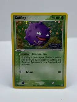 Pokemon: Koffing [Reverse Holo] Stamped 61/109 Team Rocket Returns - NM - Image 1