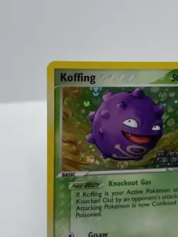 Pokemon: Koffing [Reverse Holo] Stamped 61/109 Team Rocket Returns - NM - Image 2