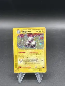 Magneton H18/H32 Skyridge 2003 Holo Rare Vintage E-Series Pokemon Card SWIRL - Image 1