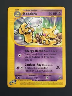 Kadabra | Uncommon | 84/165 | Expedition | Non-Holo | NM | Vintage Pokemon Card - Image 1