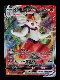 Cinderace VMAX 019/072 Holo VMAX Rare Shining Fates Pokemon Cards - Image 1