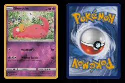 REVERSE HOLO SLOWPOKE COMMON 48/145 HP POKEMON - Image 3