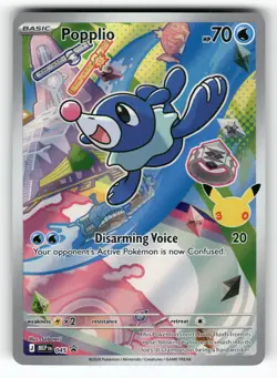 Popplio - 045 ME: Mega Evolution Promo MEP Holofoil NM - Image 1