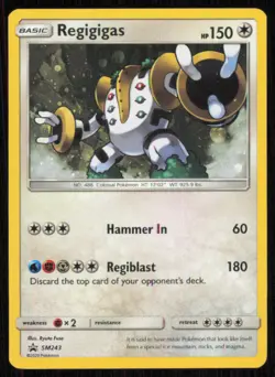 Regigigas - SM243 Holo Promo Sun & Moon Promo Pokemon Holo Lightly Played - Image 1