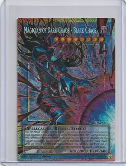 Magician of Dark Chaos - Black Chaos Extended Art CORI-EN027 - Starlight Rare - Image 1