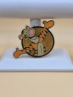 Disney Winnie The Pooh Tigger Sparkle Pin RARE - Image 1