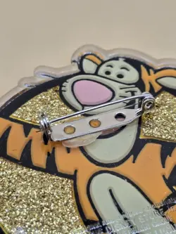 Disney Winnie The Pooh Tigger Sparkle Pin RARE - Image 3
