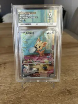Pokemon TCG Lillipup 154/086 White Flare Illustration Rare Holo Ace 9 - Image 1
