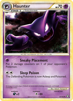 HAUNTER 35/102 UNCOMMON HGSS TRIUMPHANT POKEMON NM/M - Image 4