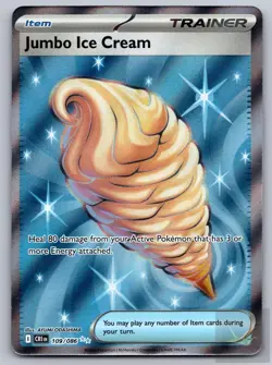 Jumbo Ice Cream 109/086 Ultra Rare Chaos Rising Pokemon Near Mint - Image 1