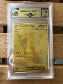 Pokemon PFL DE Mega Charizard X EX Mega Hyper Rare 130/94 AP 10 - Image 1