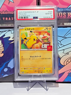 Pikachu 020/M-P McDonald's Promo - PSA 10 Gem Mint - Pokemon Japanese 2025 - Image 1