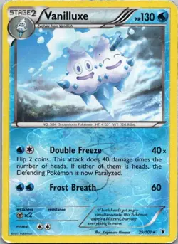 Vanilluxe 29/101 Rare Noble Victories Pokemon Lightly Played - Image 1