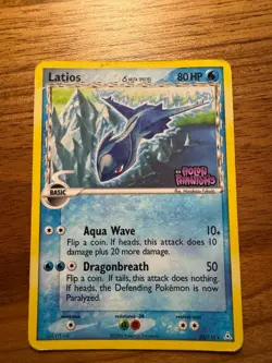 Pokemon TCG Latios 22/110 EX Holon Phantoms Stamped Holo HP - Image 2