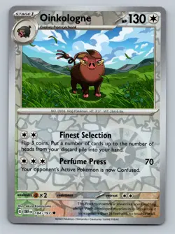 Pokemon Oinkologne SV03: Obsidian Flames 184/197 Near Mint NM Reverse Holo - Image 1