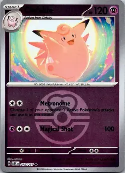 Clefable (Love Ball) 075/217 Holo Ascended Heroes Pokemon Reverse Holo NM - Image 1