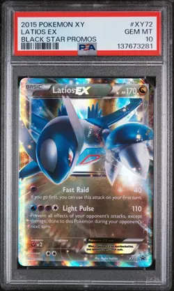 2015 Pokemon: LATIOS EX XY72 - [Black Star Promo] - Gem Mint - PSA 10 💎 - Image 1