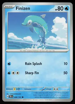 Finizen 048/162 Common Temporal Forces Pokemon Near Mint - Image 1