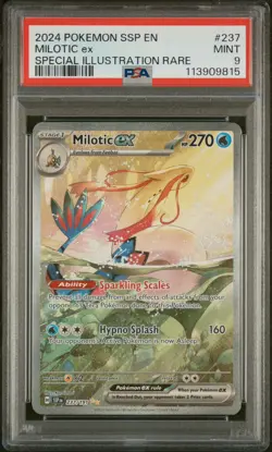 Milotic ex 237/191 Special Illustration Rare PSA 9 | Pokemon SV08 Surging Sparks - Image 1