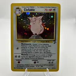 Pokemon Base Set 2 - Clefable 5/130 Holo Rare LP - Image 3
