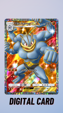 Machamp Ex Full Art Genetic Apex Pokemon TCG Pocket Trade 2 Star ⭐⭐ (English) - Image 1