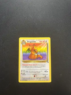 Dragonite Non Holo Rare Pokemon TCG 1999 Fossil Unlimited Pokemon Card NM/LP - Image 1