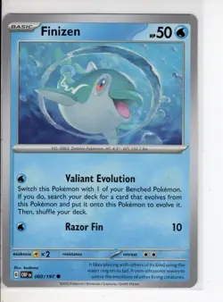 FINIZEN OBSIDIAN FLAMES SET POKEMON CARD 060/197 NM/M - Image 1