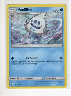 VANILLISH GUARDIANS RISING SET POKEMON CARD 34/145 MP - Image 1
