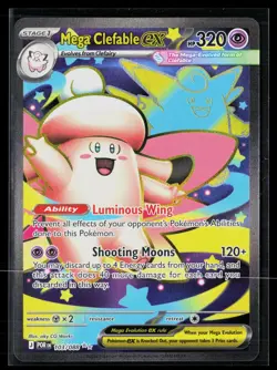 Mega Clefable ex 103/088 Ultra Rare Perfect Order Pokemon NM - Image 1