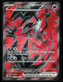 Yveltal ex 105/088 Ultra Rare Perfect Order Pokemon NM - Image 1