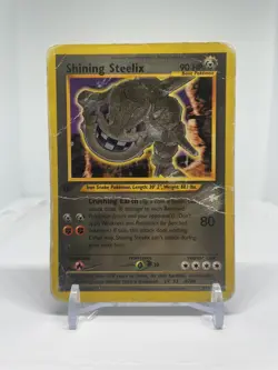 Shining Steelix - 1st Edition - 112/105 Holo - Pokemon Card - Neo Destiny - DMG - Image 1