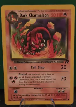 Pokemon - Dark Charmeleon - Team Rocket - W Stamp 32/82 WOTC - Image 2